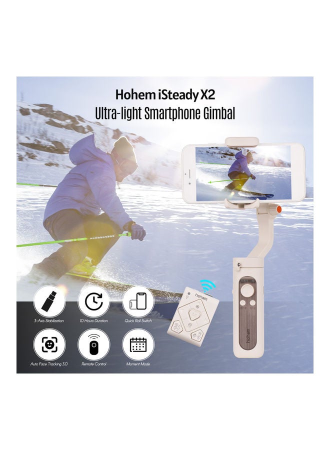 hohem iSteady X2 Ultralight 3-Axis Gimbal Handheld Stabilizer - Image 4