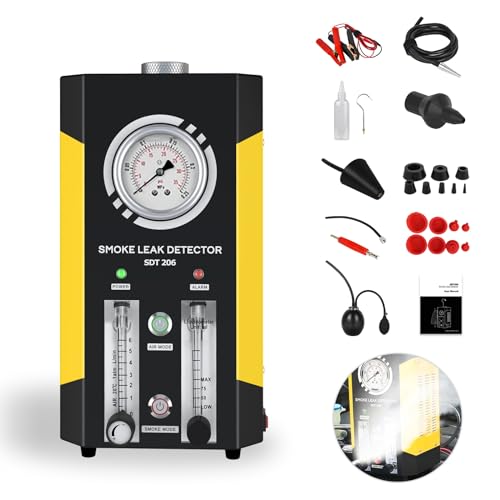 AUTOOL SDT206 Automotive Fuel leakage Diagnostic Tester 2 MODES Car Conduit PIPE System Leakage Tester Car Fuel Leak Detector For 12V Vehicle Boat With Adjustable FlowMeter EVAP Leak Testers Detectors - Image 1