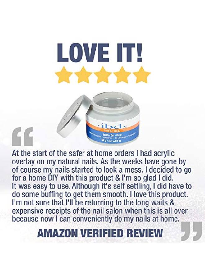 Ibd Uv Gels, Clear Builder Gel 2 Oz - Image 5