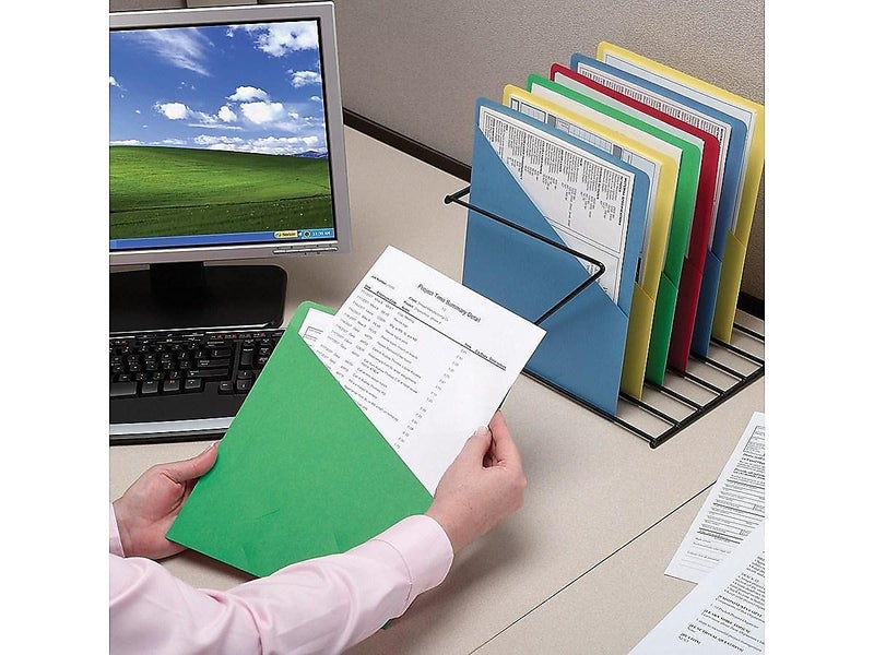 Smead Slash Jacket, Letter Size, Green, 25 per Pack (75432) - Image 5