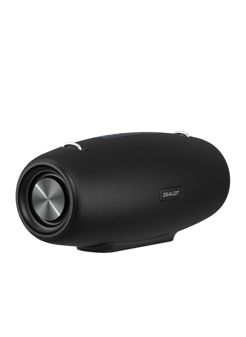 Zealot ZEALOT S67 60W Bluetooth Speaker, Portable Speaker With Shoulder Strap, IPX6 Waterproof AUX/TF/USB Supported, Loud Stereo Booming Bass 14400mAh Battery 40 Hours Playtime  - Image 2