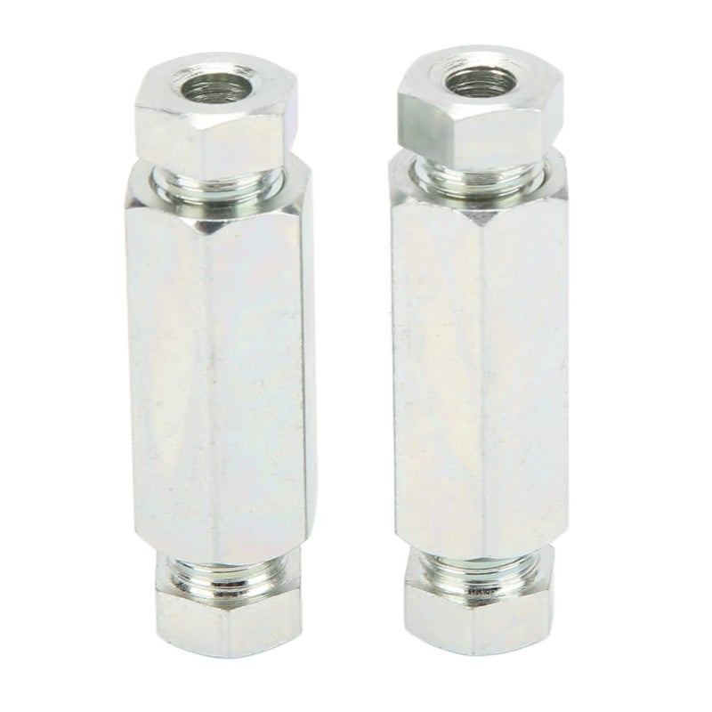 BORDSTRACT Brake Pipe Connectors 2PcsSet Brake Pipe Joiners 38in Inline Female Male Nuts Replacement for British USA Cars Repairing Extending Original Pipework - Image 2