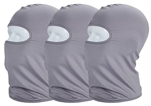 MAYOUTH Balaclava Ski Face Mask for Men Sun Uv Protection Windproof Neck Gaiter Face Cover Face Mask Under Motorcycle Helmet Cycling Outdoor Sports 3-Pack - Image 2