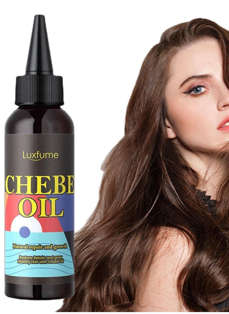 Luxfume - 100ml Naturals Chebe Hair Oil Made with Authentic Chebe Powder from Chad African Chebe Hair Growth Oil for Dry Damaged Hair Itchy Scalp Hair Growth - Image 1