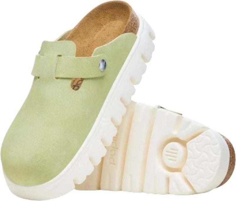 BIRKENSTOCK Boston Chunky Vl Green Women's Slippers  - Image 3
