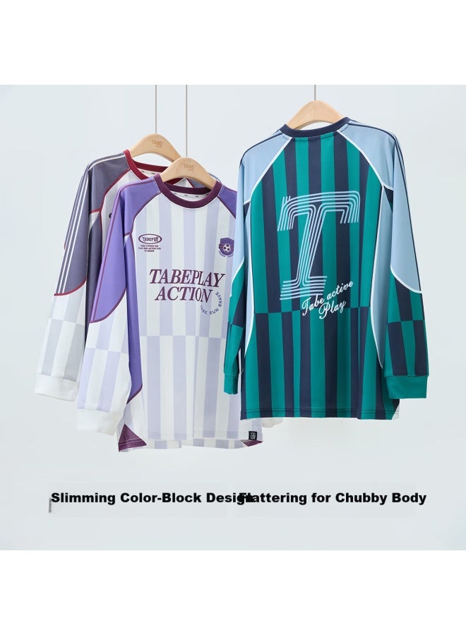 TABE Pig Tony Boys' Autumn Long Sleeve T-shirt Vintage Sports Long Tee Youth Top New Arrival - Image 1