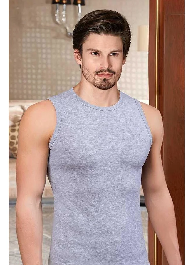 Berrak 1026 Men's Lycra Sleeveless Crew Neck T-Shirt Elastane