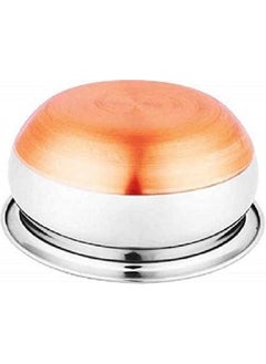 Nirvika Nirvika Stainless Steel Copper Bottom Kitchen Serving Cooking Bowl Handi Set 5Pieces Biryani Handi with Cover Capacity 05 LTR 075 LTR 1 LTR 15 LTR 2 LTR  - Image 4