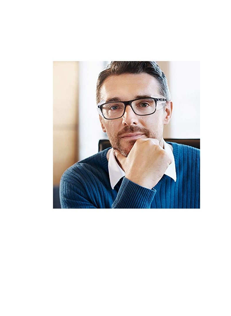 Barakah Side Shields for Eyeglasses Transparent Prescription Glasses, Safety For Glasses,Slip on Clear Shields,Fits Small to Medium Frames Protect(6 Pairs) - Image 3