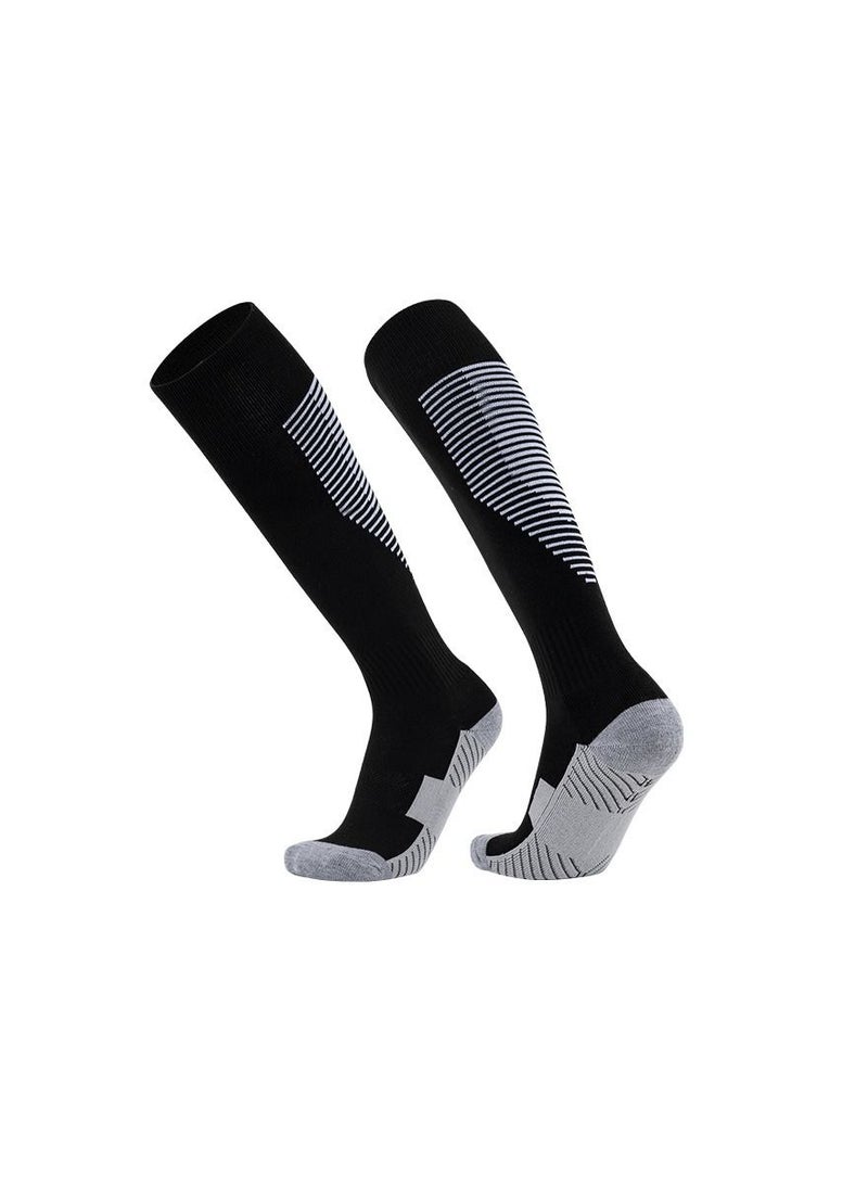 Loquat 2 Pair Anti Slip Sport Knee High Socks Athletic Socks