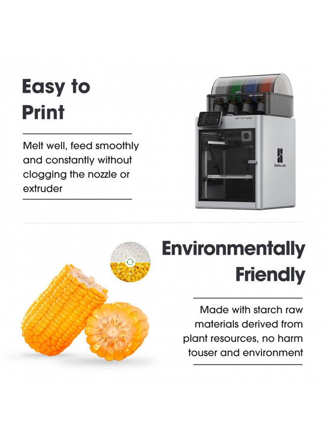 eSUN PLA+ Filament 1.75mm, 3D Printer Filament PLA Plus, Dimensional Accuracy +/- 0.03mm, 1KG Spool (2.2 LBS) 3D Printing Filament for 3D Printers, Orange - Image 4