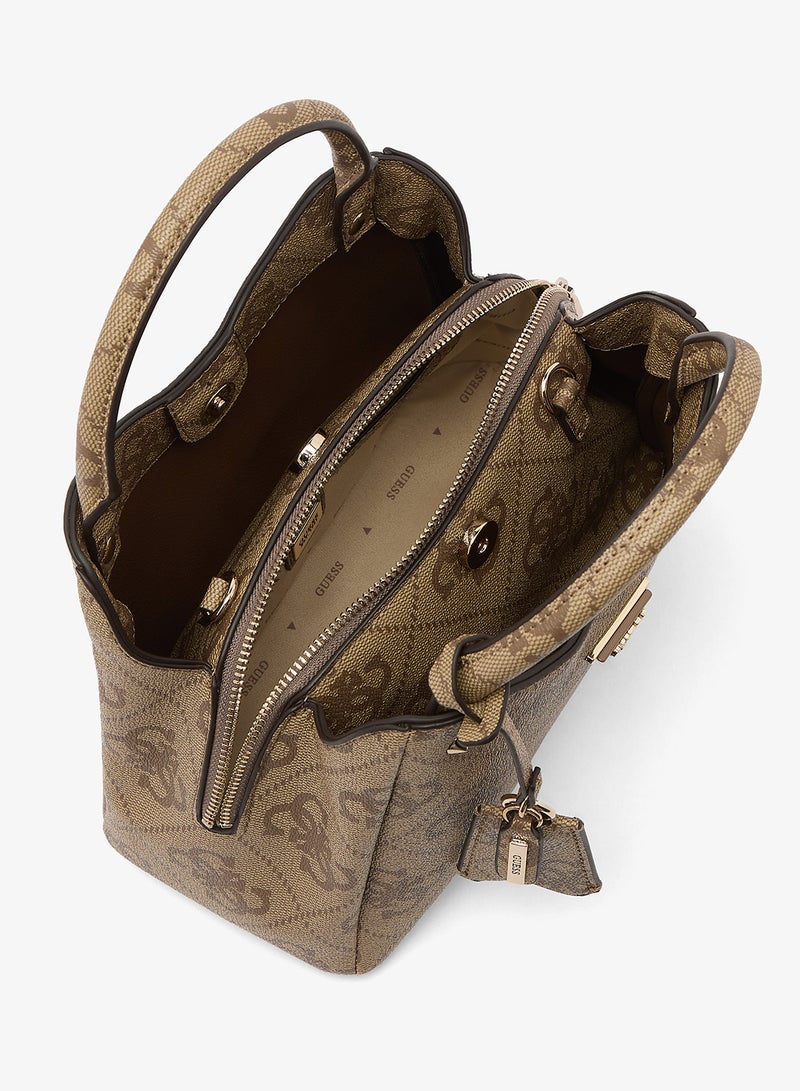 GUESS Meridian II Small Girlfriend Satchel Bag - Image 4