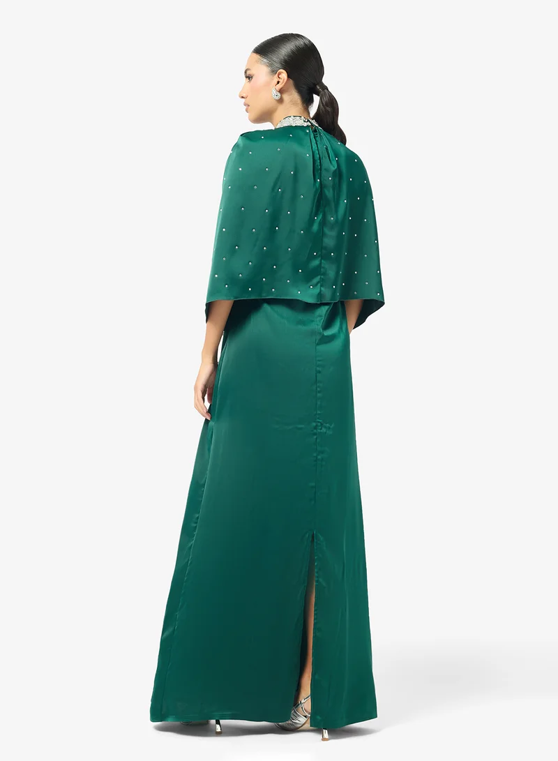 جولدن ابل Three-Fourth Sleeve Maxi Dress