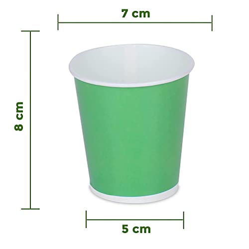 SANWALSA [200 ml, 50 Count, Multicolor Disposable Color Paper Cups | Rainbow Paper Cup for Wedding, Party, Picnic, Travel | Ideal for Tea, Coffee, Juice & Water - Image 2