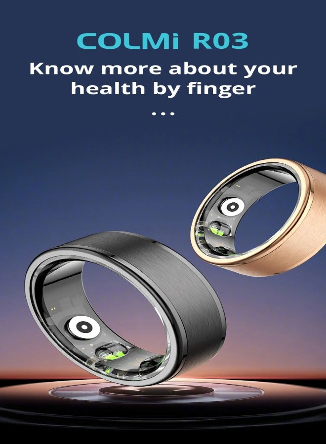 COLMI R03 Smart Ring Men Women, Long Battery Life , Health Monitor, IP68  5ATM Waterproof, Multi-sport Mode - Image 2