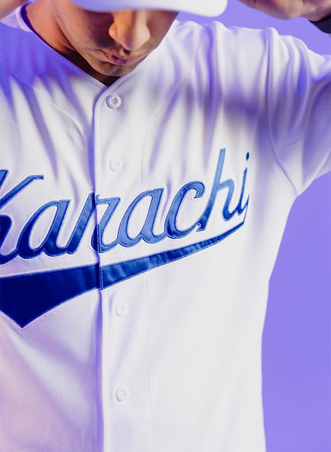 Baseball United Karachi Monarchs Official On-Field Home Jersey - Image 2