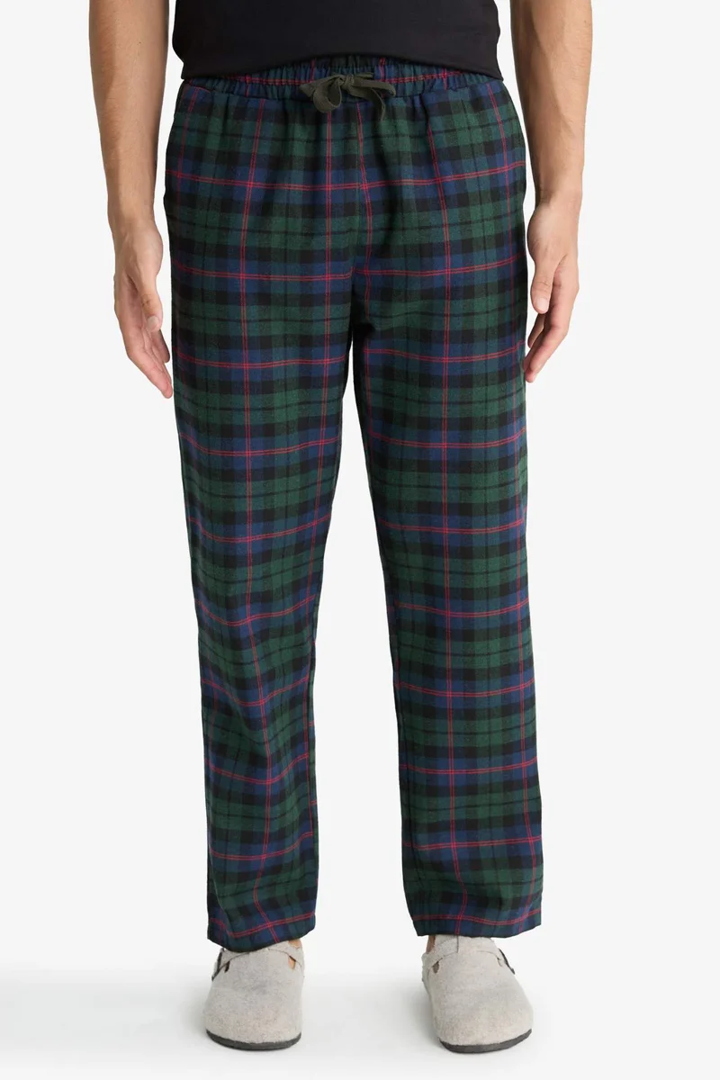 Defacto  Regular Fit Long Check Pajama Pants  | Best Price UAE