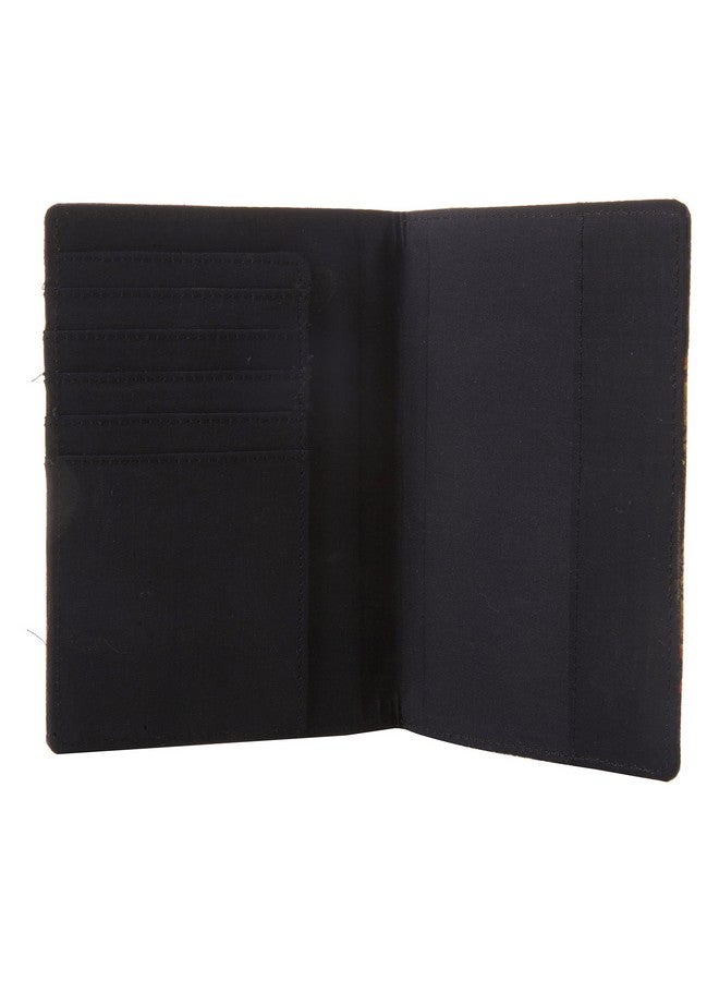Eco Corner - Indian Art Balcony - Passport Folder - 100% Cotton/Washable/Printed/Flap Closure - Image 3