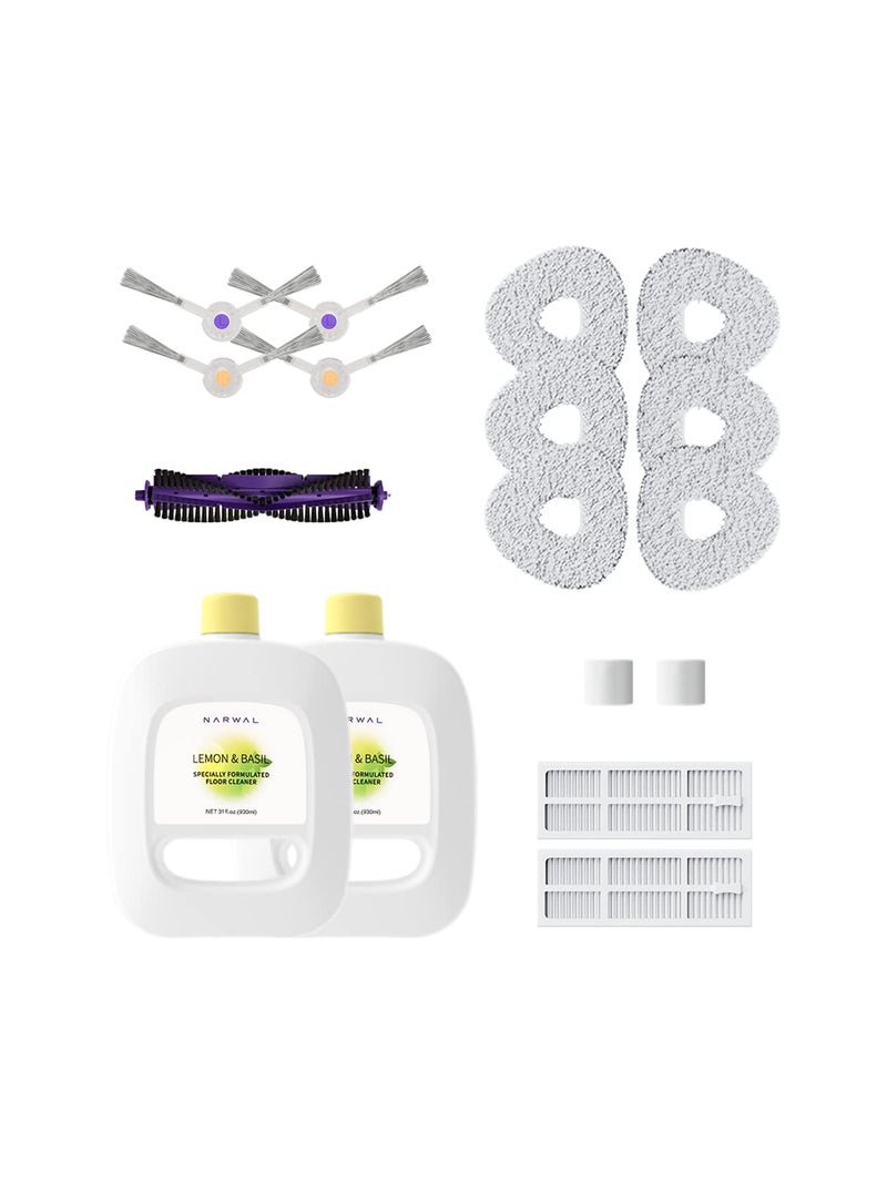 NARWAL حزمة ملحقات مكنسة روبوت ناروال وممسحة موديل فريو