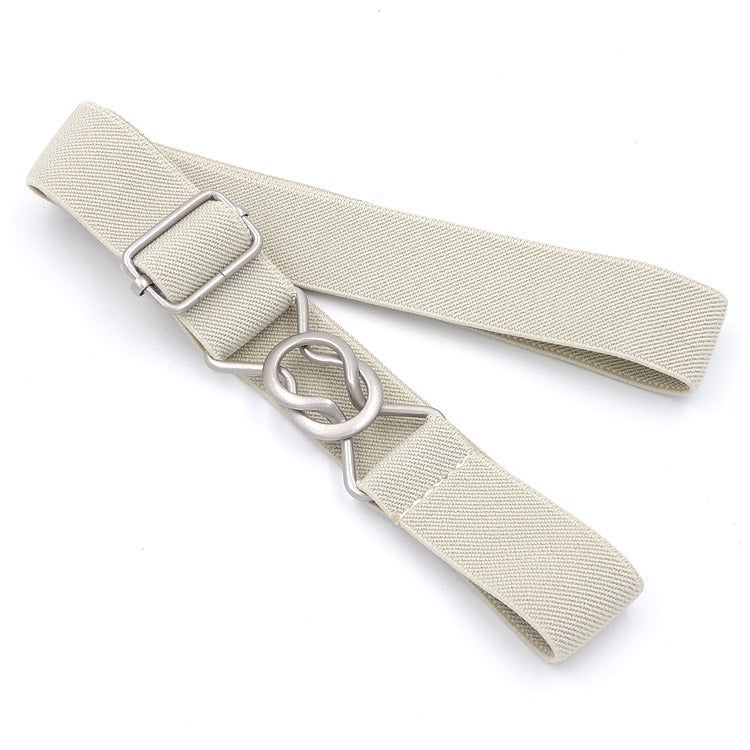general Elastic Kids Belt with 8-Shaped Buckle Casual Adjustable Waistband for Boys and Girls - Image 3