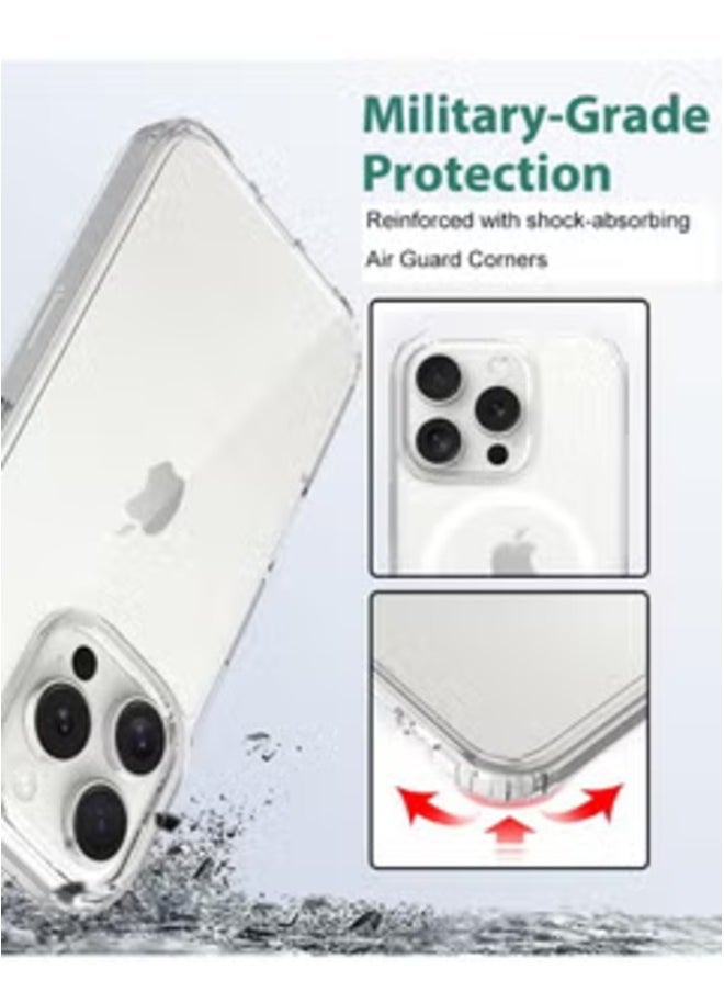 إيف حافظة iPhone 16 Pro مقاس 6.3 بوصة رفيعة مصنوعة من مادة TPU الشفافة - غطاء واقٍ مقاوم للصدمات ومضاد للخدش - Image 3