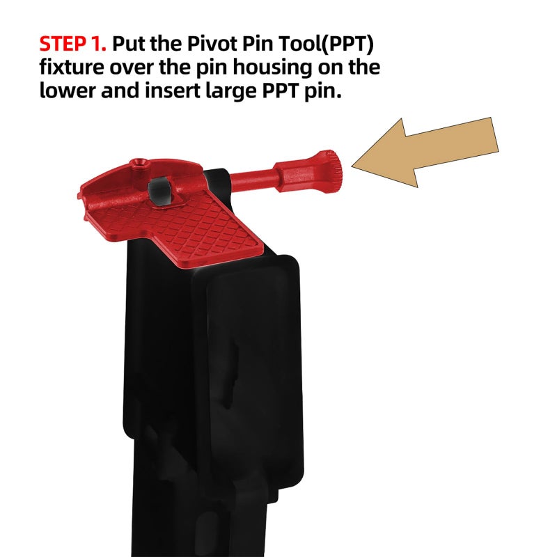 BESTNULE Pivot Pin Installation Tool Make The Pivot Pin Installation Process More Easier (Red) - Image 4