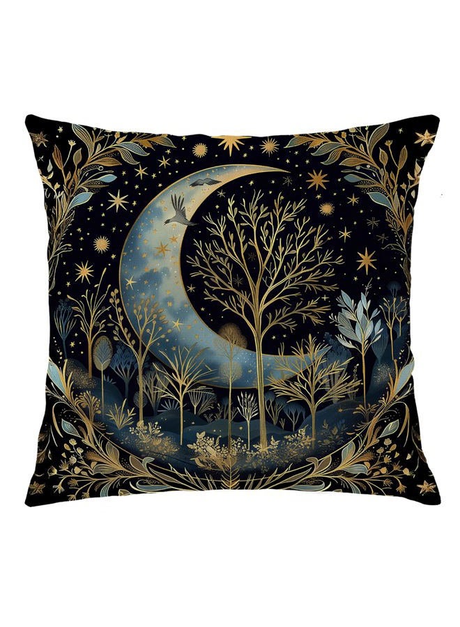 Nipil Vintage Dark William Morris Night Moon Forest Decor Pillow Covers 18x18,Black Forest Decor,Dark Dcademia Animal Floral Decorative Throw Pillow Covers for Home Bedroom Living Room - Image 1