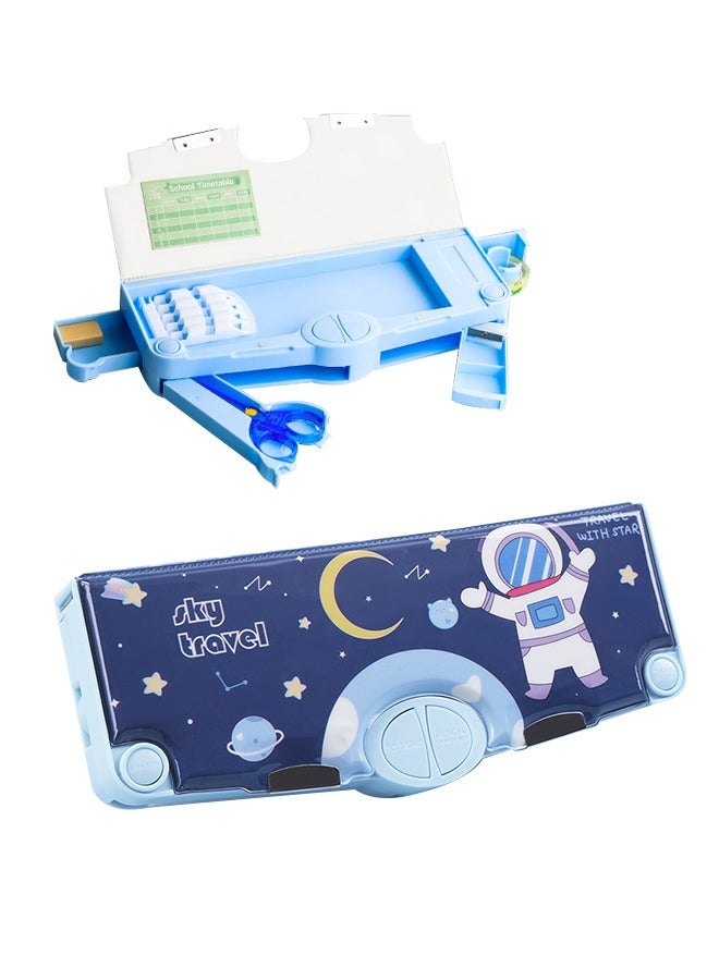 Multifunctional Pencil Case, Cute Cartoon Stationery Pouch, Suitable for Students and Children's Daily Study Use - Image 1