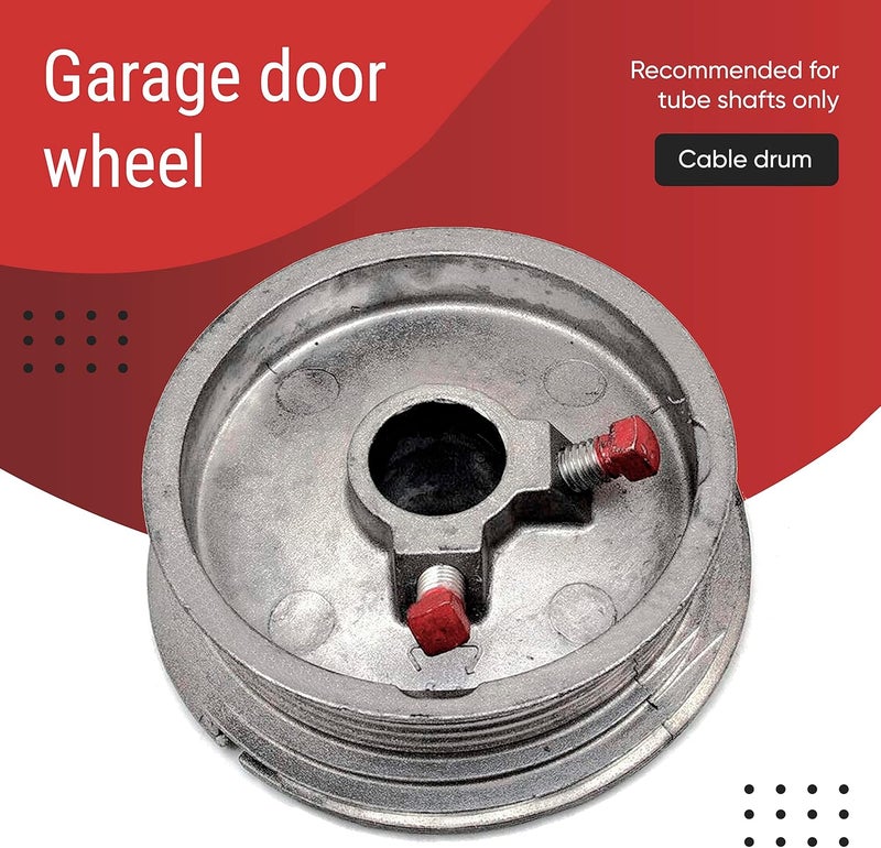 Granatan Overhead Garage Door Parts 400-8 Standard Lift, Up to 8" High Doors Garage Door Cable Drum (Pair, 4.85 Inches Each) - Image 4