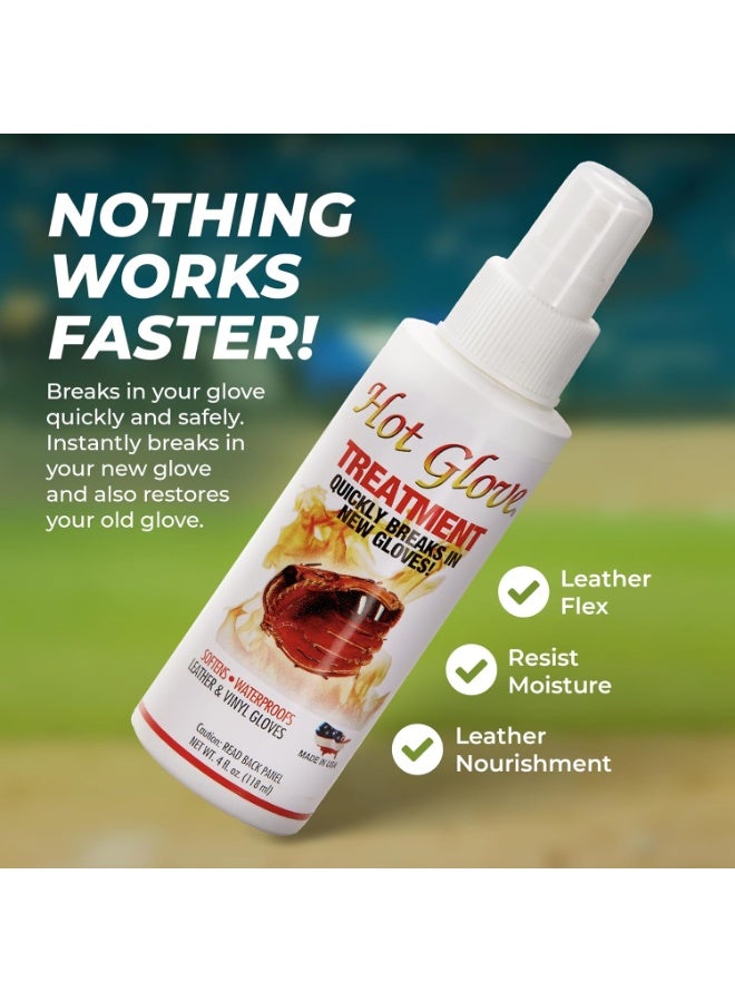 Hot Glove Hot Glove Break-in Kit Glove Care Management System - Break in Kit for Baseball and Softball Gloves - Image 4