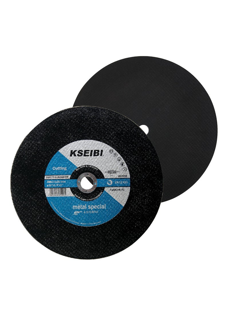 KSEIBI METAL CUTTING DISCS T41 300x25.4x3.0MM - Ultra-Thin Flat Cutting Discs for Precision and Durability  - Image 2