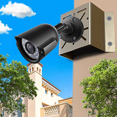 WiTi Universal Corner Mount for Security Camera, Stainless Steel Mounting Corner Bracket for Wall Mount Corner, Suitable for CCTV Cameras LED Wall/Stage Lights, Solar Panels (Small Size) - Image 2
