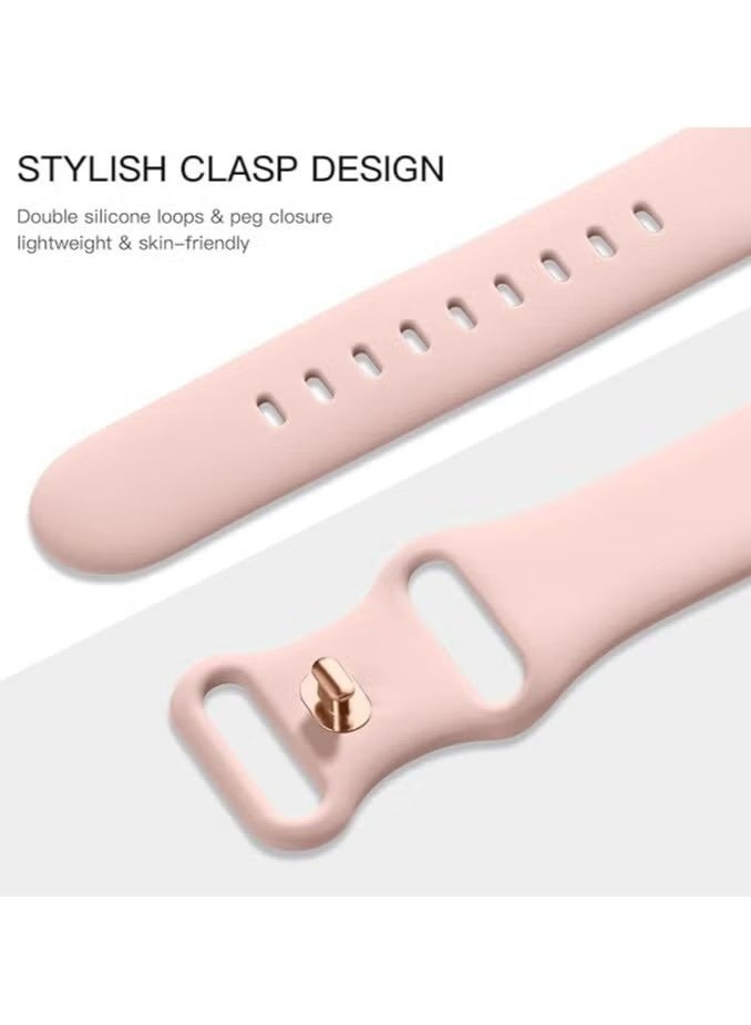 إكس ليفيل 6 حزمة الفرقات متوافقة مع فرقة ساعة آبل 38 مم 40 مم 41 مم 42 مم 44 مم 45 مم 49 مم النساء الرجال ، حزام استبدال السيليكون الرياضي القابل للتنفس لـ iWatch Apple Watch Series 11 10 9 8 7 6 5 4 3 SE Ultra - Image 5