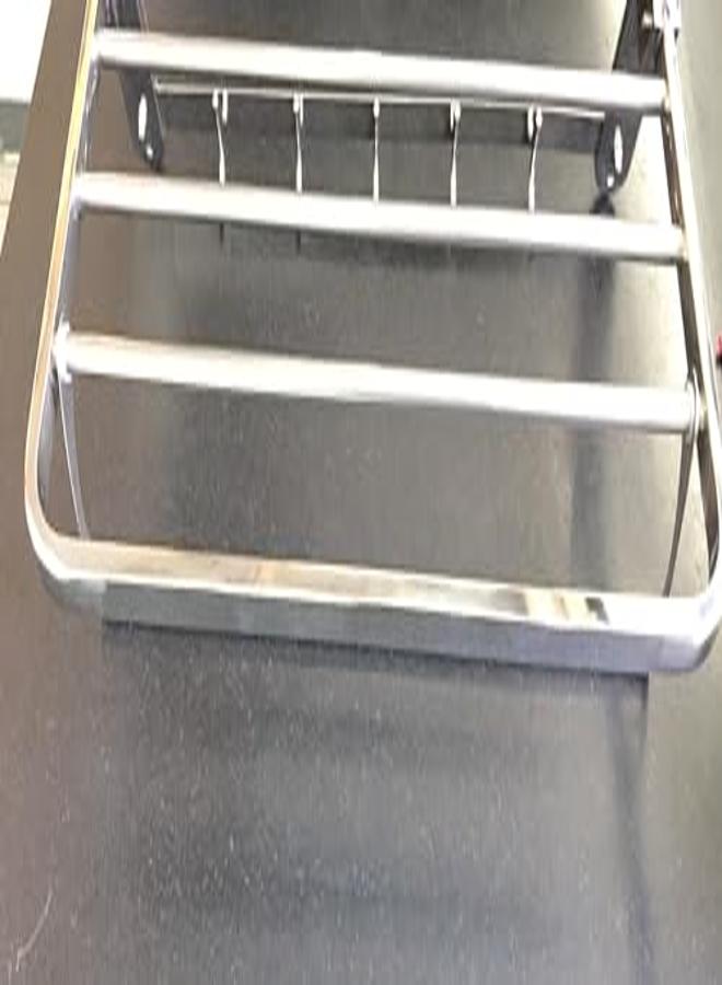 حامل بشكير وفوطة ستانلس ستيل قابل للطي - Image 3