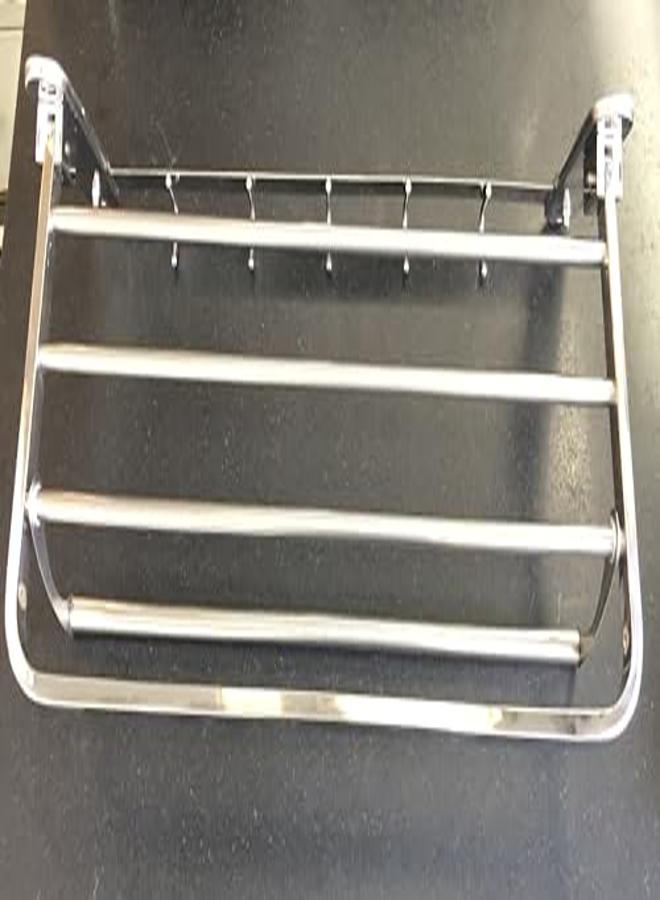 حامل بشكير وفوطة ستانلس ستيل قابل للطي - Image 1