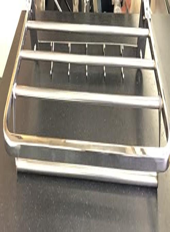 حامل بشكير وفوطة ستانلس ستيل قابل للطي - Image 4