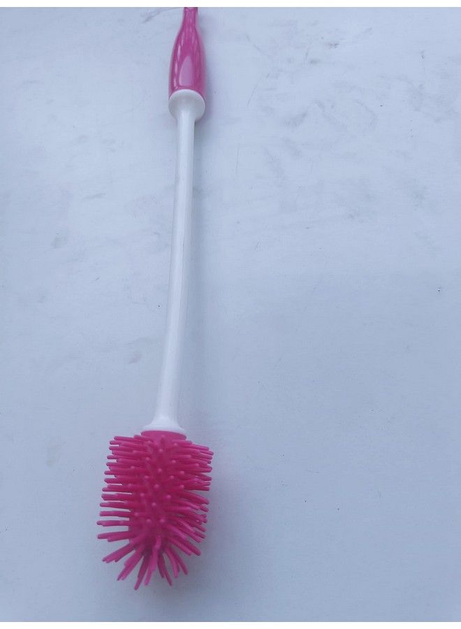 TMC Silicone Bottle Cleaner Brush For Baby Milk Bottles ; Tharmos ; Water Bolltes ; Long Handle - Image 4
