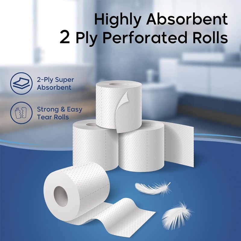WOW Toilet Roll 500 x 2 ply - 8 + 2 Rolls Free - Image 3