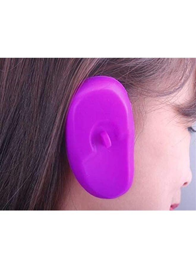 vipolish 3 Pairs Reusable Silicone Ear Covers Hairdressing Dye Coloring Ear Cover Waterproof Hair Dye Cover Protector for Home Shower Bathing Salon Shop (Color Random) - Image 5