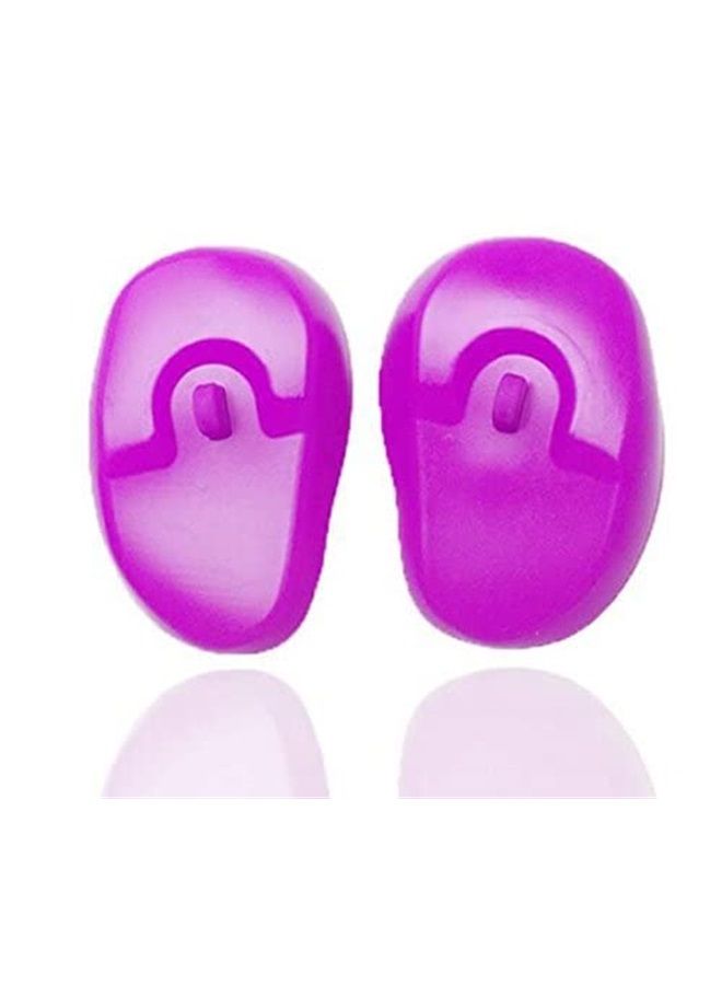 vipolish 3 Pairs Reusable Silicone Ear Covers Hairdressing Dye Coloring Ear Cover Waterproof Hair Dye Cover Protector for Home Shower Bathing Salon Shop (Color Random) - Image 2