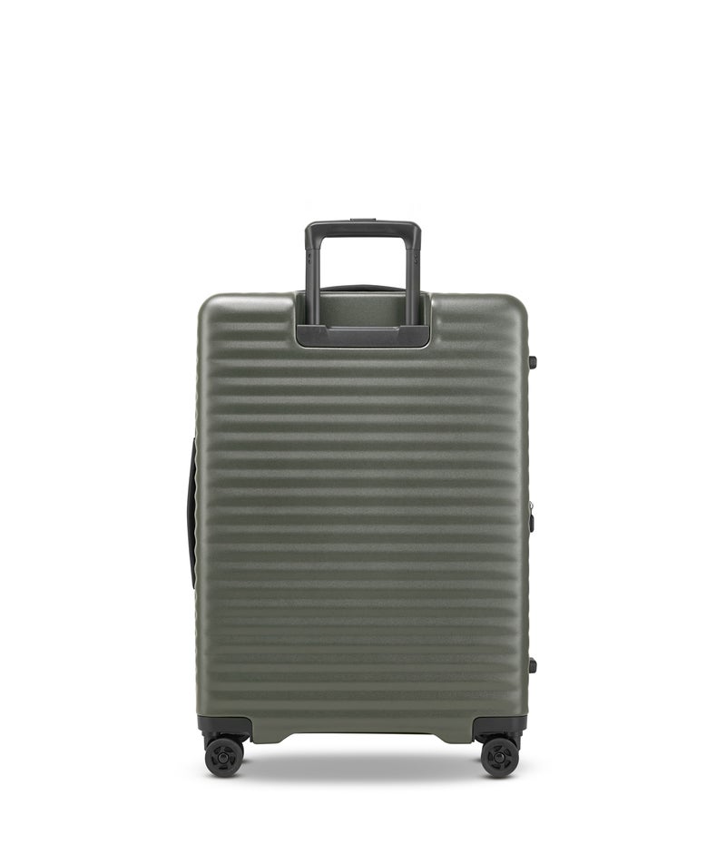 Echolac Celestra FA+ 24 Inch Expandable Hardside Luggage Trolley With TSA Lock Deep Olive 66cm - Image 2