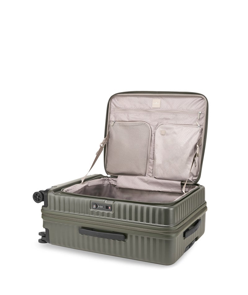 Echolac Celestra FA+ 24 Inch Expandable Hardside Luggage Trolley With TSA Lock Deep Olive 66cm - Image 5