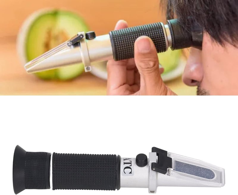 0‑32% Brix Meter Tester Refractometer Portable Handheld ATC Sugar Refractometer for Beverages - Image 4