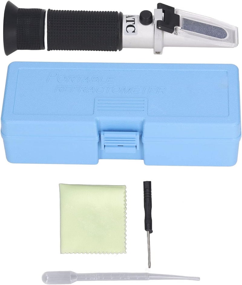 0‑32% Brix Meter Tester Refractometer Portable Handheld ATC Sugar Refractometer for Beverages - Image 1