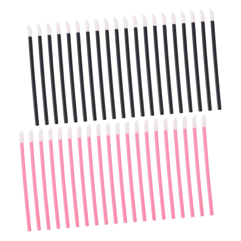 VICASKY 400pcs Disposable Lip Brush Applicators and Eyeshadow Mini Makeup Brushes Portable Lipstick Gloss Applicator Tools for Travel and Daily Use - Image 1