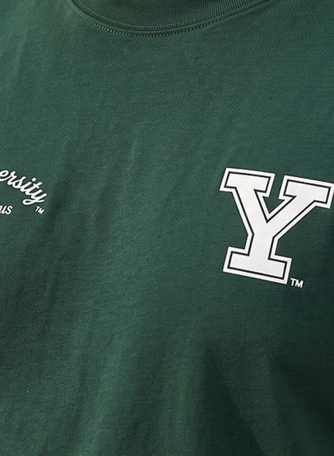 Maxim Yale University Maxim Plus Crew Neck Short Sleeves T-shirt