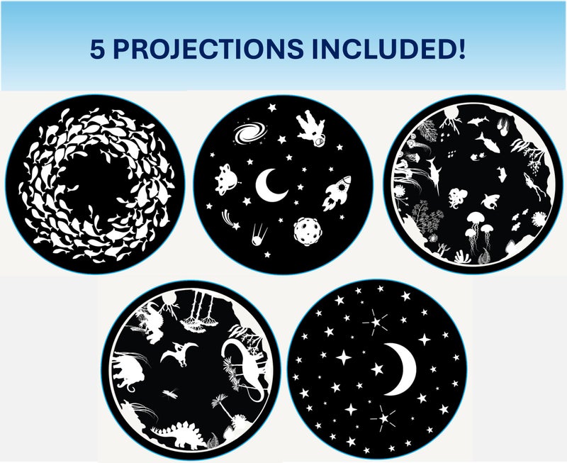 Snap Circuits Night Light for Kids | Includes 5 Light Shows | Ages 5+ | Rotating Night Light Projector - Image 2