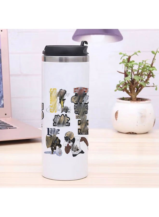 PureGlow Co 4 Sheet Cup Wraps American Football UV Dtf Cup Wraps for 16 Oz Glass Cups Tumblers, Waterproof Super Bowl Rub on Transfers Stickers for Wood Furniture Car DIY Crafts Decor Wrap Decals (07) - Image 5
