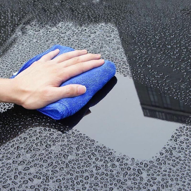 50Pcs Microfiber Car Drying Towels Super Absorbent Wash Cloths - Image 5