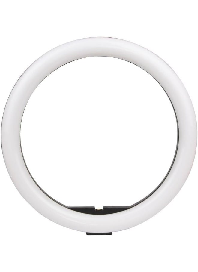 MJ30 RGB LED Ring Light with Tripod – Dimmable Soft Lighting, 360° Rotation – White